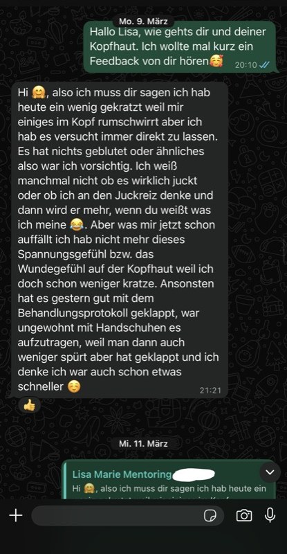 Kundenrückmeldung per WhatsApp