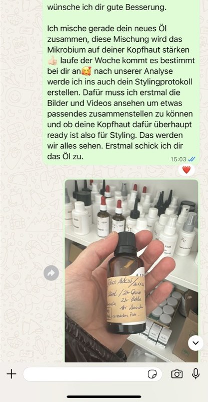 Kundenrückmeldung per WhatsApp