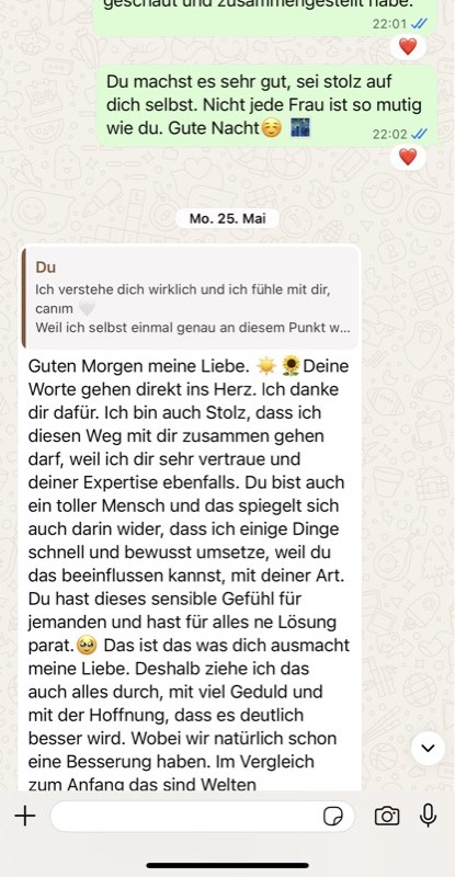 Kundenrückmeldung per WhatsApp