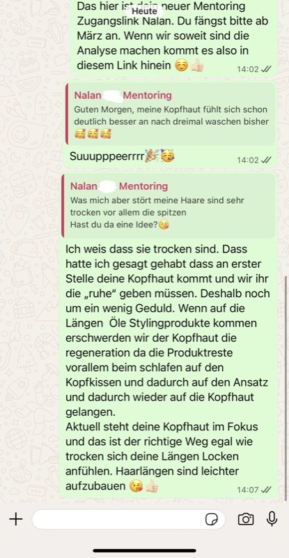 Kundenrückmeldung per WhatsApp