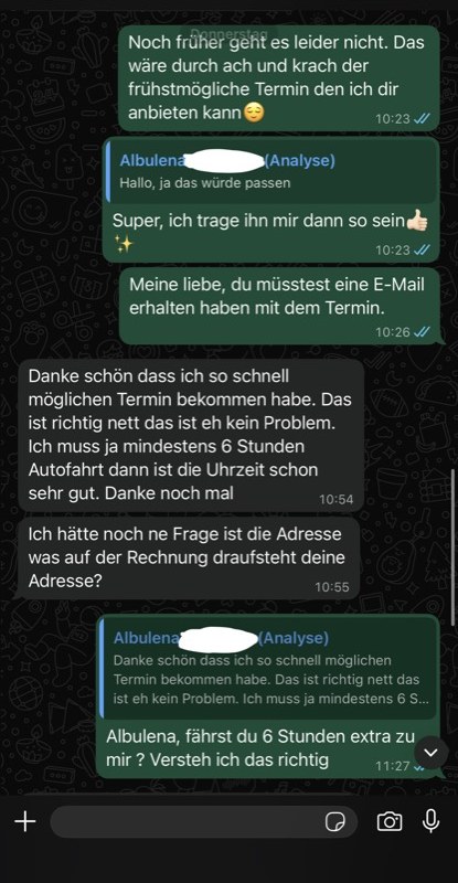 Kundenrückmeldung per WhatsApp